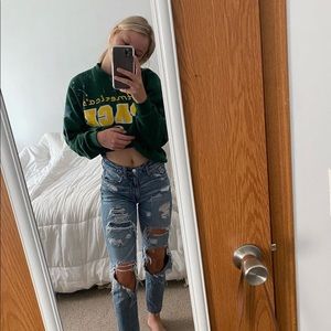 american eagle mom jeans